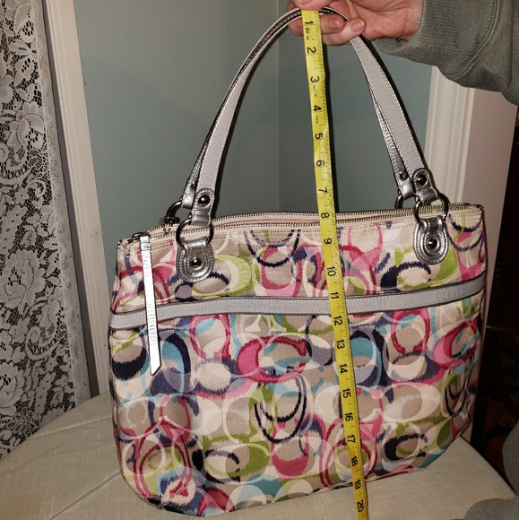 Colored Coach Initial purse - Picture 3 of 3